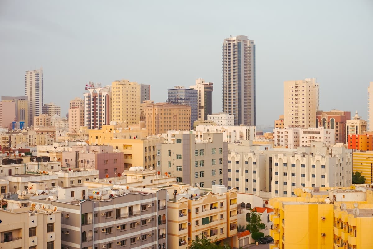 Residential buildings in Manama, Bahrain